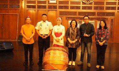 Karutan Surakarta Hadiri Pembukaan Ramadhan Light Festival, Rutan Tampilkan Lampion Ikonik Replika Masjid Cheng Ho